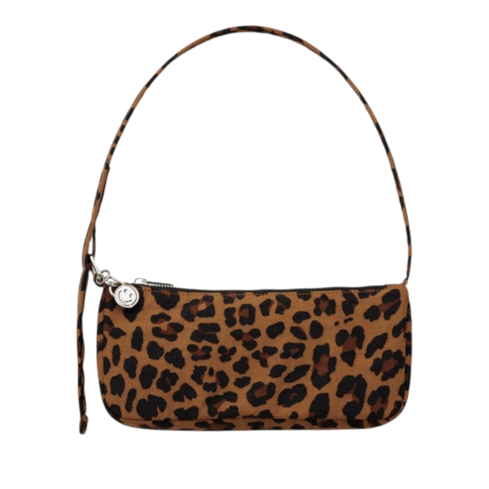 *NWT* BAGGU Leopard Print Pochette Shoulder Bag